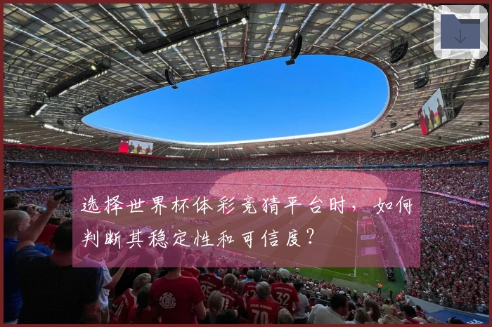 选择世界杯体彩竞猜平台时，如何判断其稳定性和可信度？